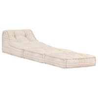 Thumbnail for Modularer Pouf Beige Stoff