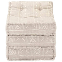 Thumbnail for Modularer Pouf Beige Stoff