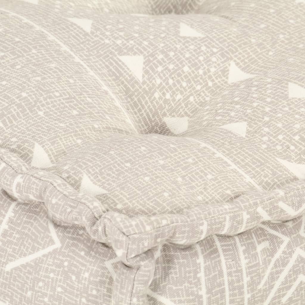 Modularer Pouf Beige Stoff