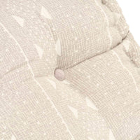 Thumbnail for Modularer Pouf Beige Stoff