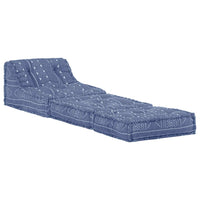Thumbnail for Modularer Pouf Indigo Stoff