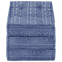 Thumbnail for Modularer Pouf Indigo Stoff