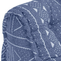 Thumbnail for Modularer Pouf Indigo Stoff