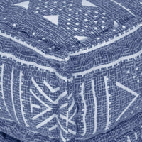 Thumbnail for Modularer Pouf Indigo Stoff
