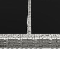 Thumbnail for Garten-Esstisch Grau 200x150x74 cm Poly Rattan