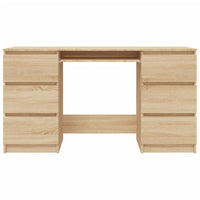 Thumbnail for Schreibtisch Sonoma-Eiche 140x50x77 cm Holzwerkstoff