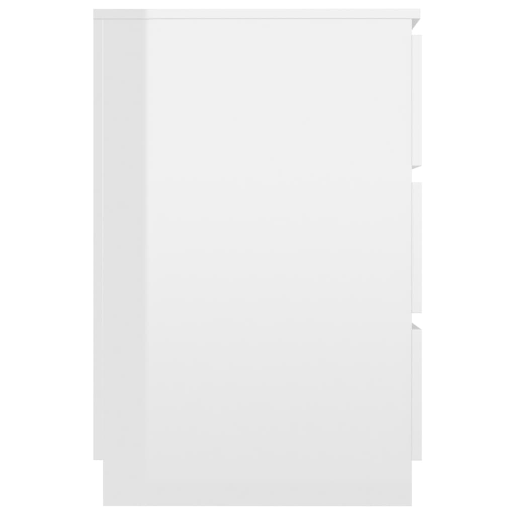 Schreibtisch Hochglanz-Weiß 140x50x77 cm Holzwerkstoff
