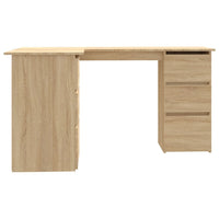 Thumbnail for Eckschreibtisch Sonoma-Eiche 145x100x76 cm Holzwerkstoff