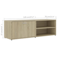 Thumbnail for TV-Schrank Sonoma-Eiche 120x34x37 cm Holzwerkstoff