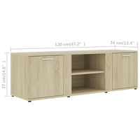 Thumbnail for TV-Schrank Sonoma-Eiche 120x34x37 cm Holzwerkstoff