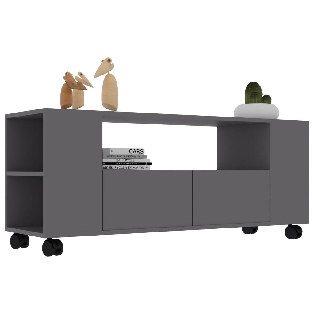TV-Schrank Grau 120x35x43 cm Holzwerkstoff