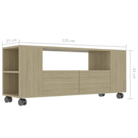Thumbnail for TV-Schrank Sonoma-Eiche 120x35x43 cm Holzwerkstoff
