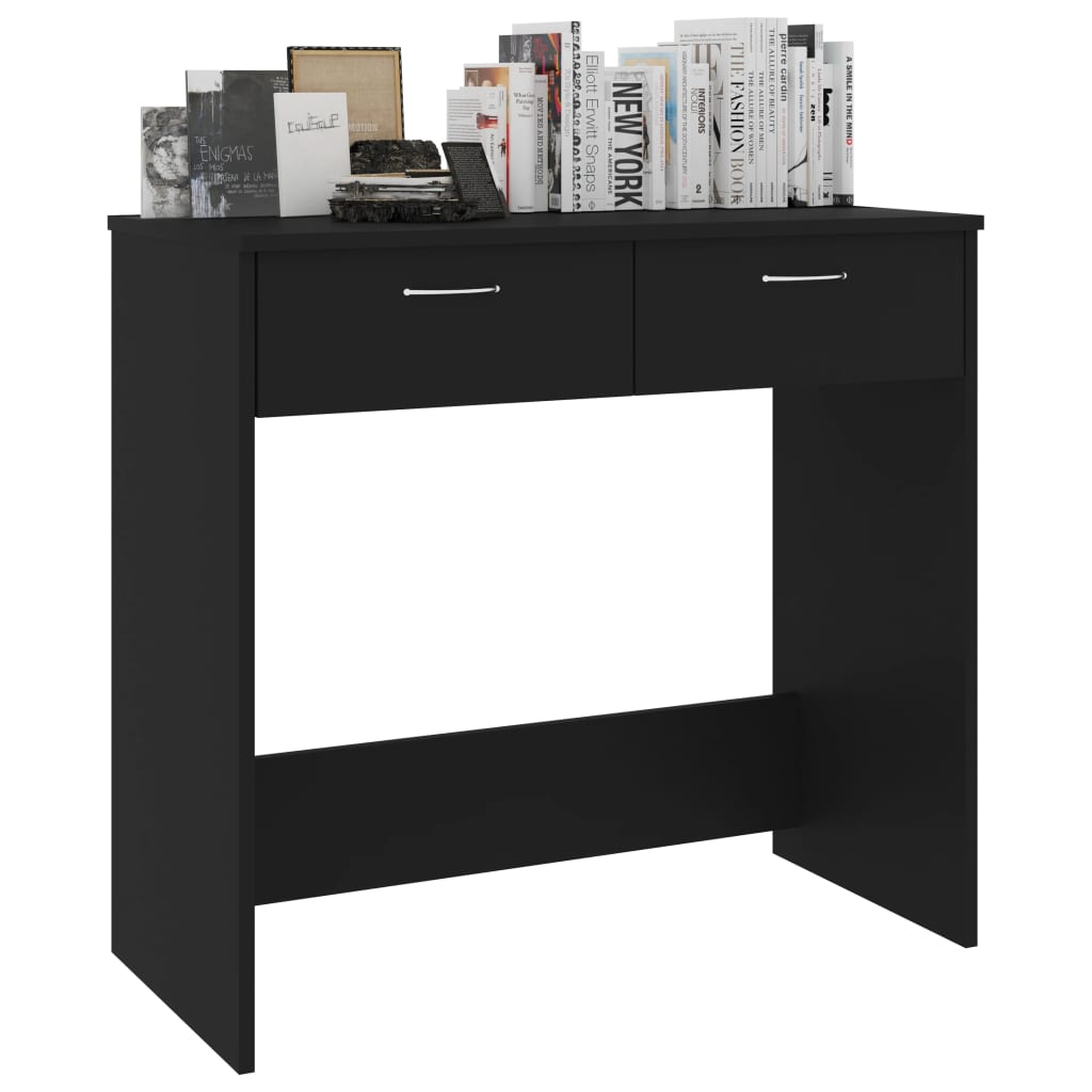 Schreibtisch Schwarz 80x40x75 cm Holzwerkstoff