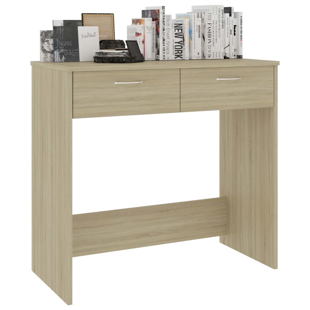 Schreibtisch Sonoma-Eiche 80x40x75 cm Holzwerkstoff