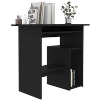 Thumbnail for Schreibtisch Schwarz 80x45x74 cm Holzwerkstoff