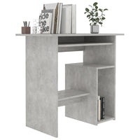 Thumbnail for Schreibtisch Betongrau 80x45x74 cm Holzwerkstoff