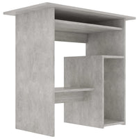 Thumbnail for Schreibtisch Betongrau 80x45x74 cm Holzwerkstoff