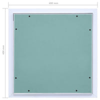 Thumbnail for Revisionsklappe mit Alu-Rahmen und Gipskartonplatte 400x400 mm