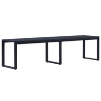 Thumbnail for Gartenbank 180 cm PS-Platte Schwarz