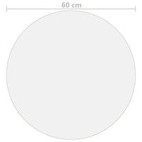 Thumbnail for Tischfolie Transparent Ø 60 cm 2 mm PVC