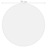Thumbnail for Tischfolie Transparent Ø 70 cm 2 mm PVC