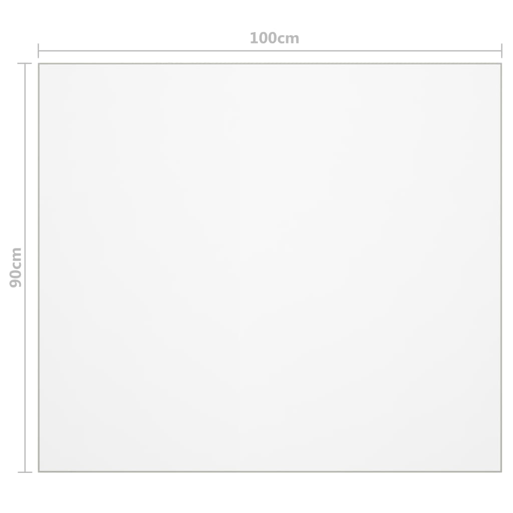 Tischfolie Matt 100x90 cm 2 mm PVC