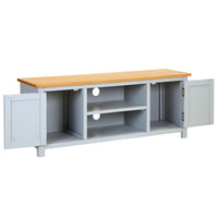 Thumbnail for TV-Schrank 120x35x48 cm Massivholz Eiche