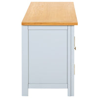 Thumbnail for TV-Schrank 120x35x48 cm Massivholz Eiche