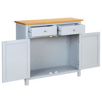 Thumbnail for Sideboard 90x33,5x83 cm Massivholz Eiche