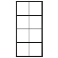 Thumbnail for Schiebetür Aluminium und ESG-Glas 90x205 cm Schwarz