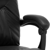 Thumbnail for Massage-Bürostuhl Schwarz Kunstleder