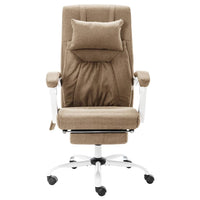 Thumbnail for Massage-Bürostuhl Taupe Stoff