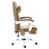Thumbnail for Massage-Bürostuhl Taupe Stoff