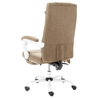 Thumbnail for Massage-Bürostuhl Taupe Stoff