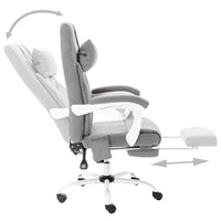 Thumbnail for Massage-Bürostuhl Grau Stoff