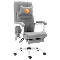 Thumbnail for Massage-Bürostuhl Grau Stoff