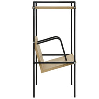 Thumbnail for Bücherregal 2 Regalböden Schwarz Eiche 52x28x59cm Holzwerkstoff