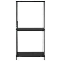 Thumbnail for Kleines Bücherregal Schwarz 33,5x39,6x79,7 cm Holzwerkstoff