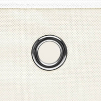 Thumbnail for Aufbewahrungsboxen mit Deckel 4 Stk. Weiß 32×32×32 cm Stoff