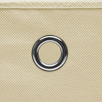 Thumbnail for Aufbewahrungsboxen 4 Stk. Creme 32x32x32 cm Stoff