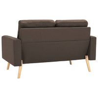 Thumbnail for 2-Sitzer-Sofa Braun Stoff