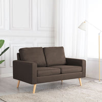 Thumbnail for 2-Sitzer-Sofa Braun Stoff