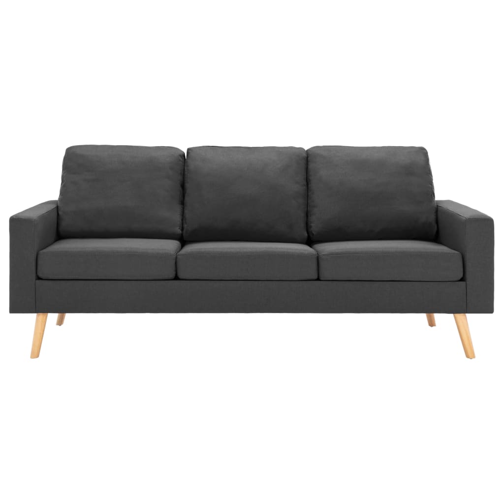 3-Sitzer-Sofa Dunkelgrau Stoff