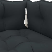 Thumbnail for Garten-Paletten-Ecksofa mit Anthrazit-Kissen Holz