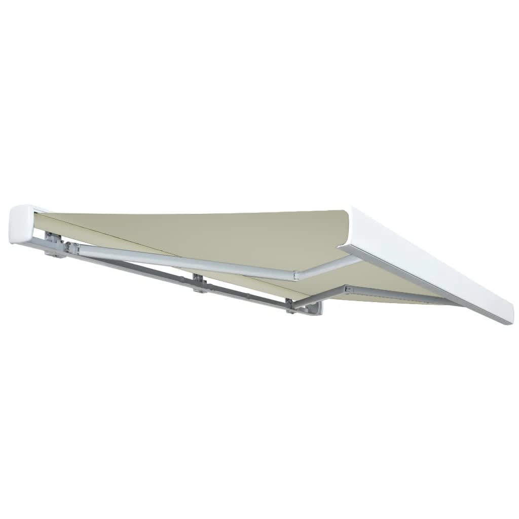 Motorisierte Kassetten-Markise 350x250 cm Creme