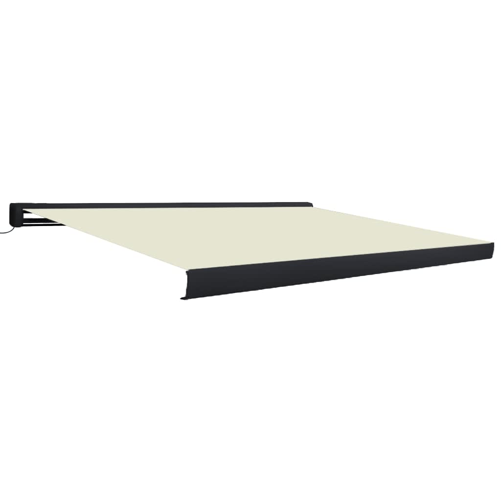 Kassettenmarkise mit Motor 450x300 cm Creme