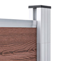 Thumbnail for Gartenzaun WPC 526x186 cm Braun