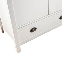 Thumbnail for Kleiderschrank mit 2 Türen Hill Range Weiß 89x50x170 cm Kiefer