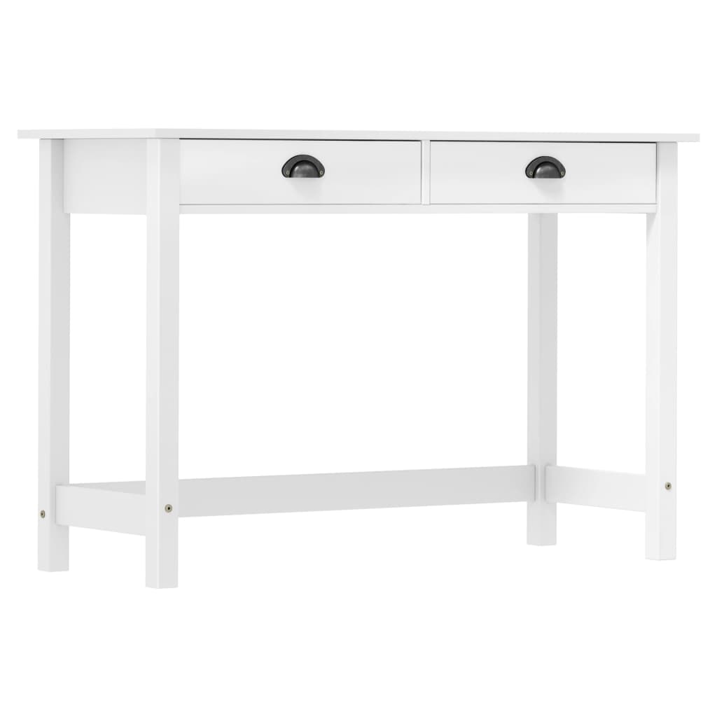 Konsolentisch mit 2 Schubladen 110×45×74 cm Massivholz Kiefer