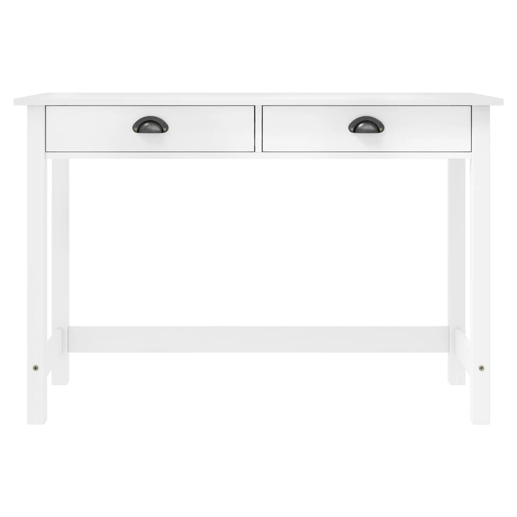Konsolentisch mit 2 Schubladen 110×45×74 cm Massivholz Kiefer